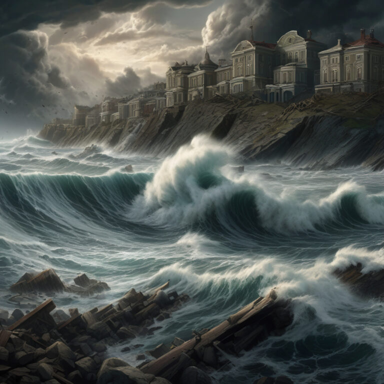 10 foot tsunami wave