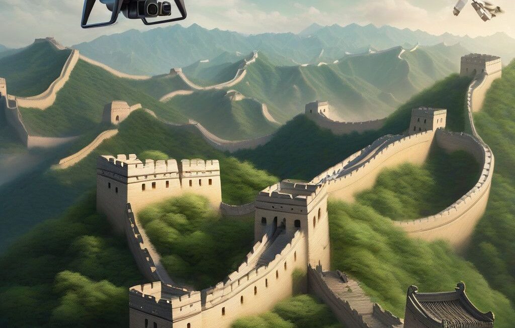 Drones Delivering Food to Tourists at the Great Wall: A New Era of Convenience