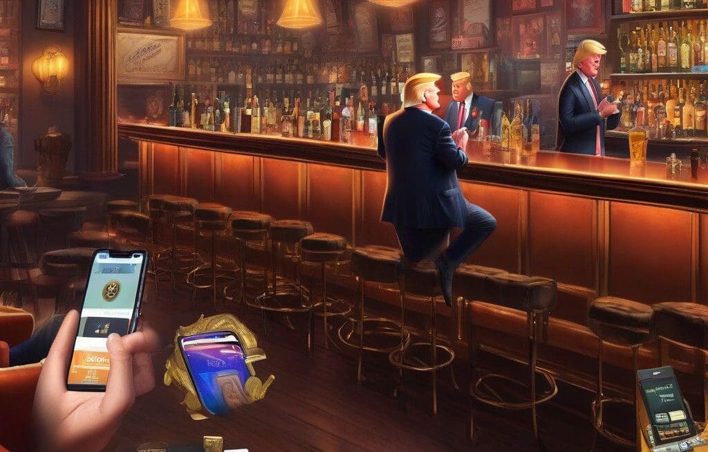 Trump Uses Bitcoin in New York Bar Visit: A Strategic Engagement with Crypto