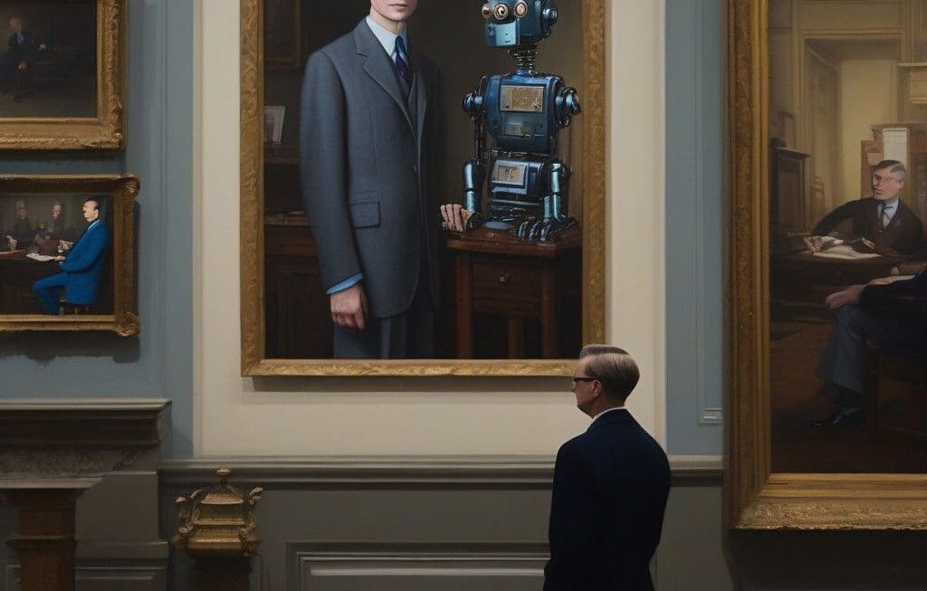 Humanoid Robot’s Portrait of Alan Turing to Sell at Sotheby’s