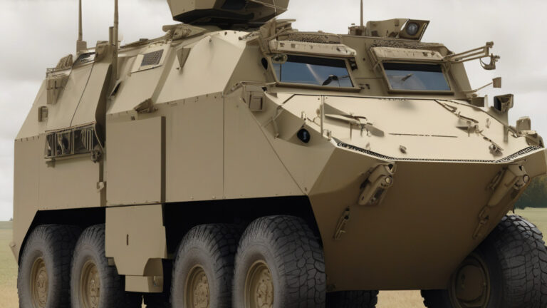 35,000-lb armored vehicle that protects against ballistics, anti-tank mines delivered to UK