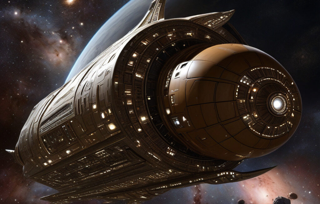36-mile-long cigar-shaped starship could take humans on first interstellar trip