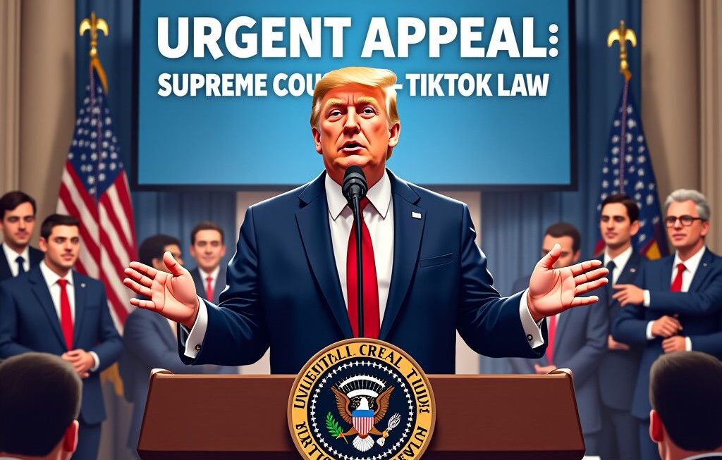 Trump Urges Supreme Court to Postpone TikTok Law