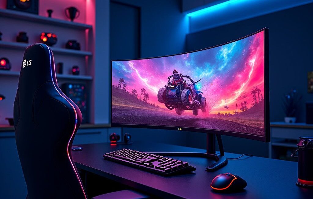 LG Unveils the World’s First Bendable 5K2K Gaming Monitor