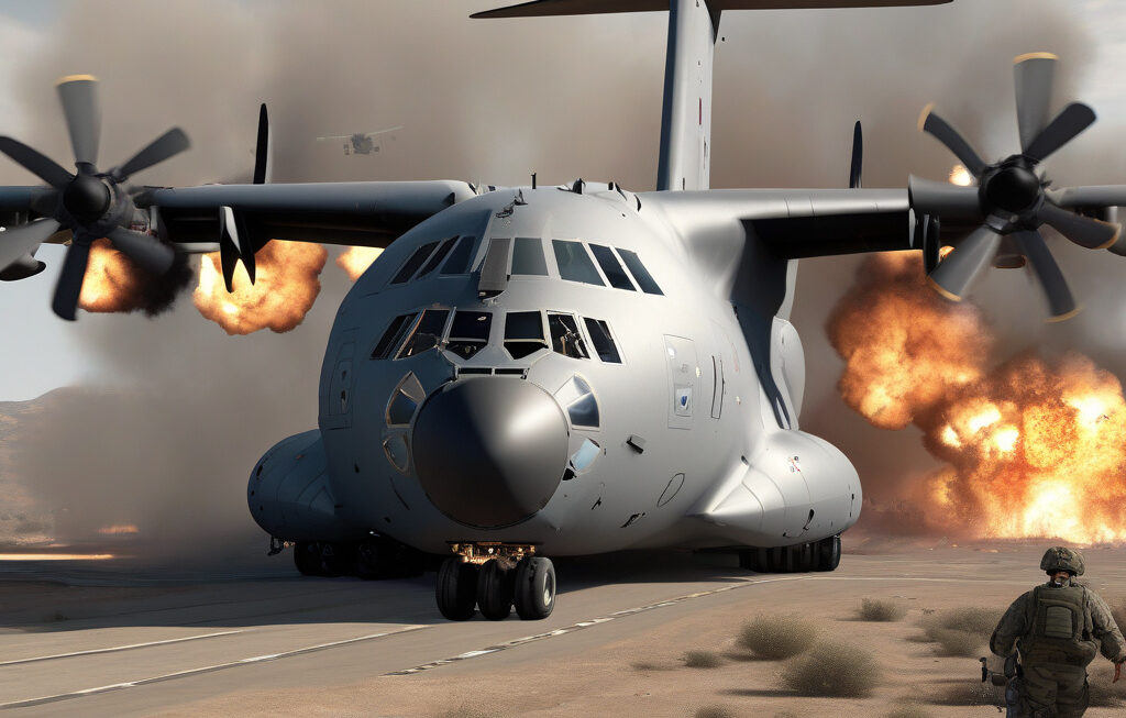 Airbus transforms A400M into a warzone beast with drones, jammers, and firepower
