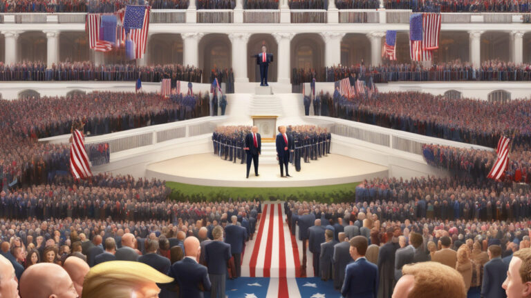Bernard Arnault, Jeff Bezos and Mark Zuckerberg and More Attend Trump’s Inauguration