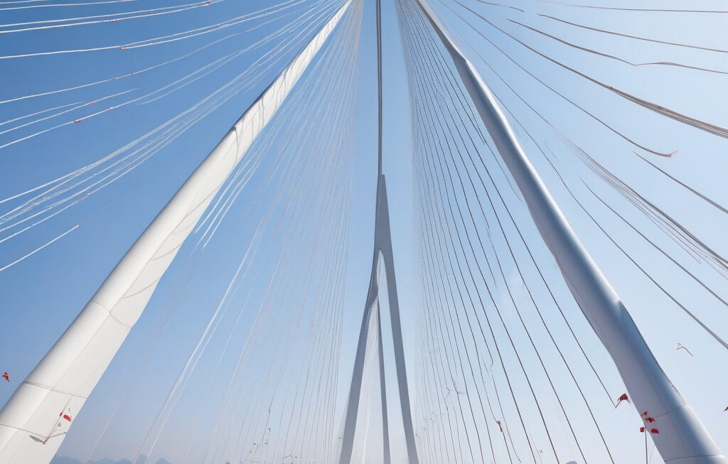 China opens world’s longest cable-stayed bridge built using satellite-guided cranes