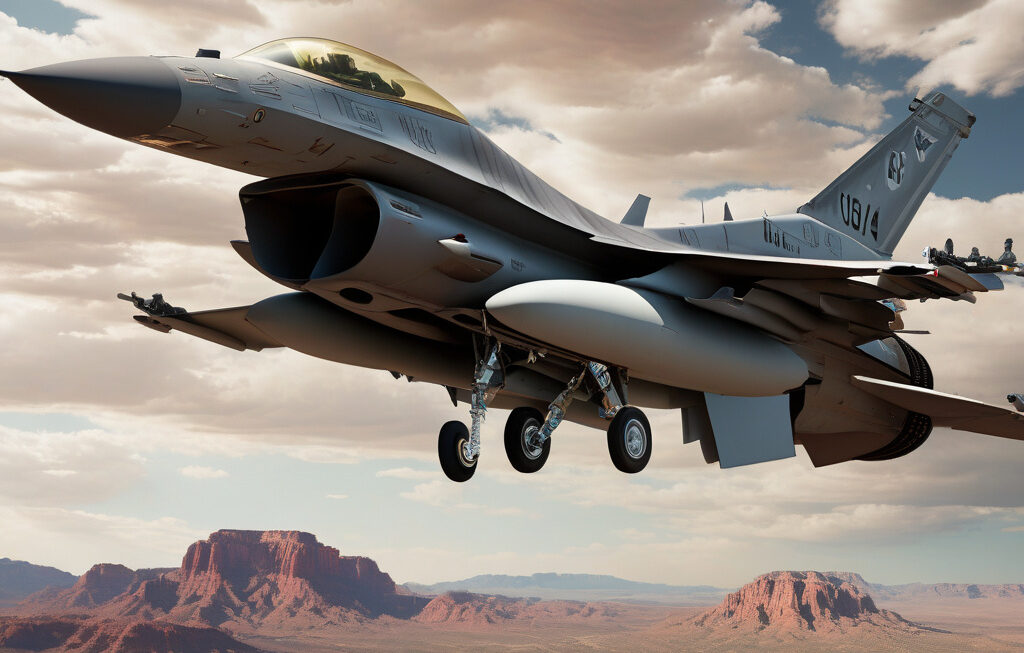 F-16 fighter hit by ghostly object over Arizona, declassified report hints at aliens
