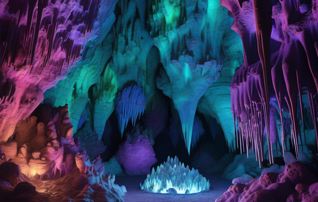 Fluorescent caves on Earth hold secret clues to alien life beyond our planet