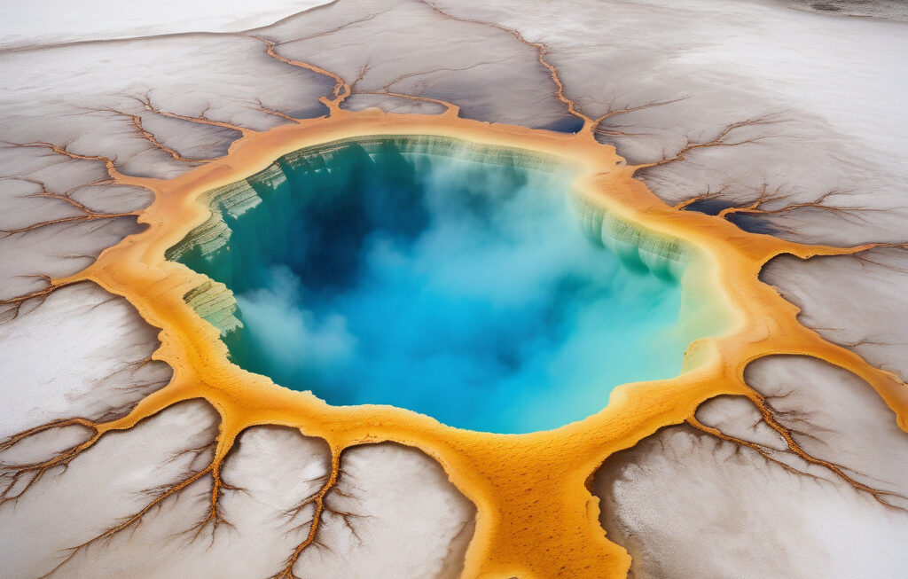Geologists discover strange 109°F blue pool formed after small blasts in Yellowstone