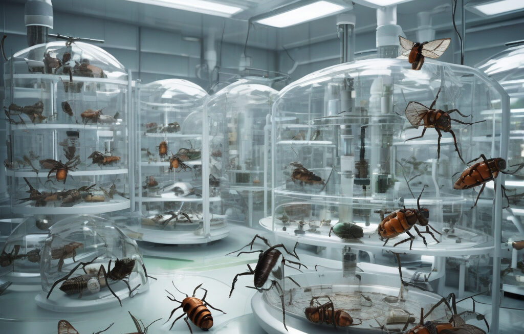 Insects turned into chemical reactors, help make high-tech materials from nanocarbons