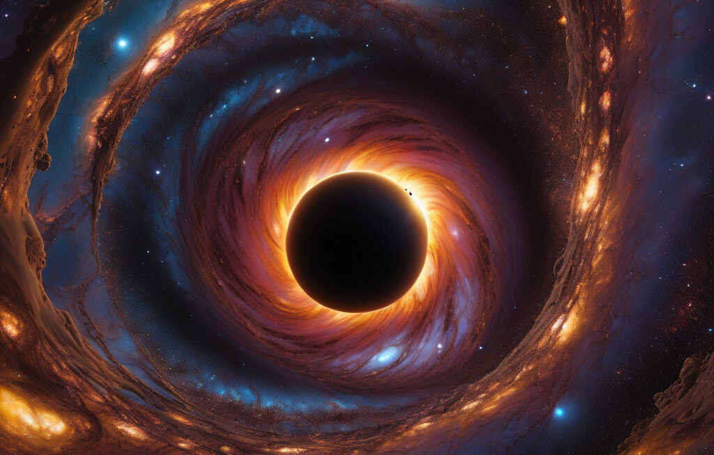 Monstrous black hole 36 billion times heavier than Sun twists light in deep space