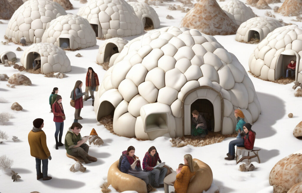 MyGlu: German students grow igloos from mushrooms for shelter in hot, dry climates