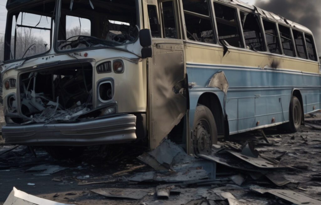 Nine civilians killed as Russian Lancet drone targets bus in Ukraine’s Sumy region