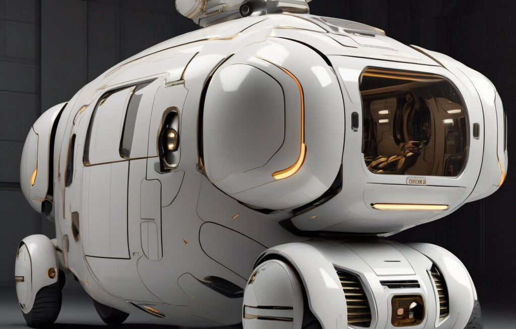 Piaggio’s Gitamini cargo-carrying robot gets a Star Wars-inspired facelift