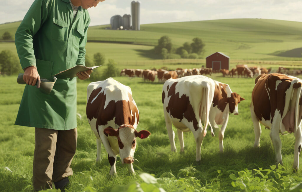 Reducing farm methane emissions with smart management and high-quality forage