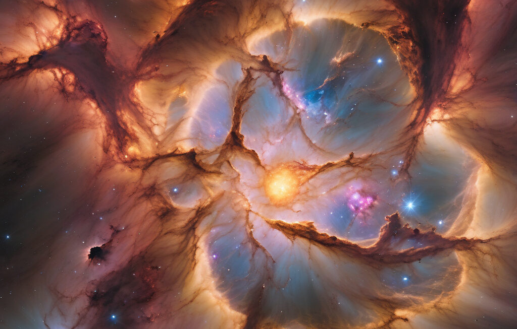Star 20 times the Sun’s mass caught gorging on gas in cosmic birth ritual