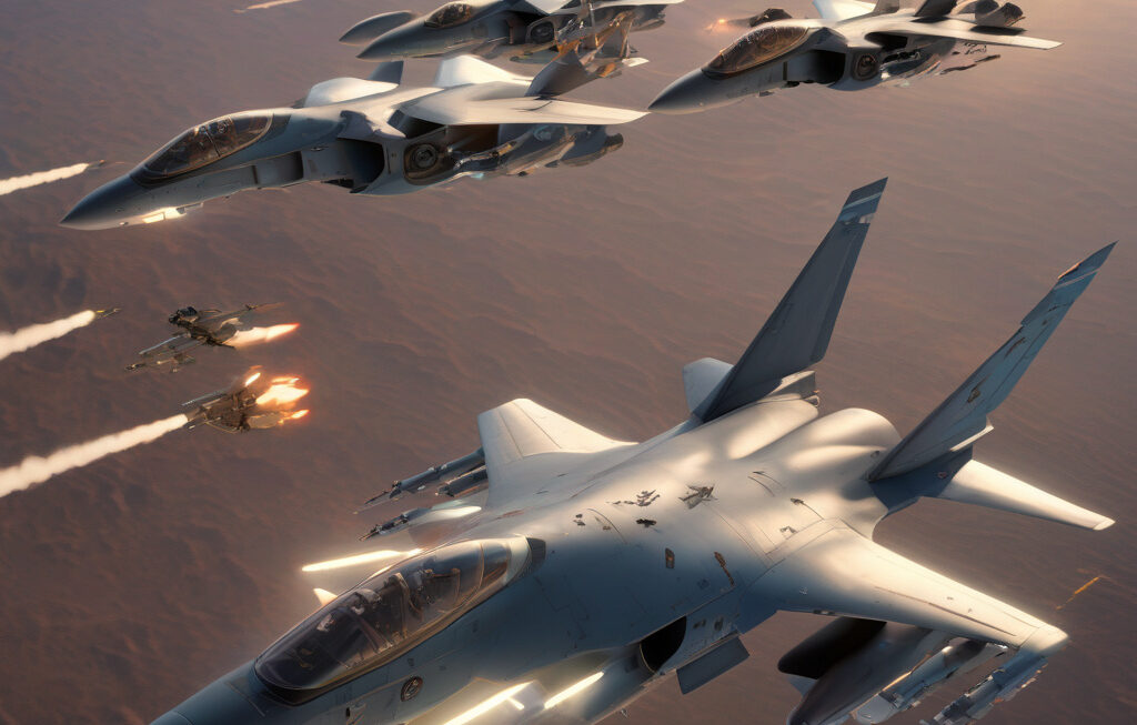 Top Gun-style tests see US Air Force pilots train alongside AI-piloted drones