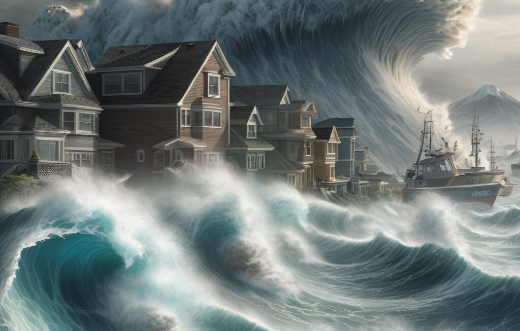 Twin mega-tsunamis trapped seismic waves in glaciers that shook the world in 2023