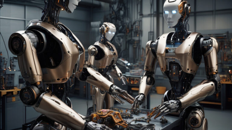 Video: Humanoid robots to be mind-controlled by mechanics to make powerful trucks