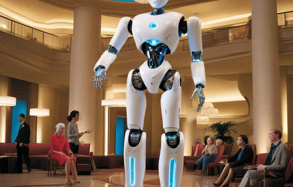 Video: Multilingual humanoid robot Oto interacts with guests at Las Vegas hotel