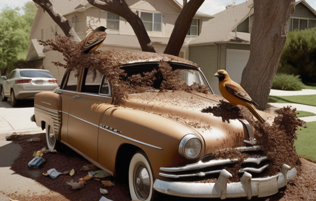 Why do birds keep poop-bombing brown cars? US survey reveals a messy mystery