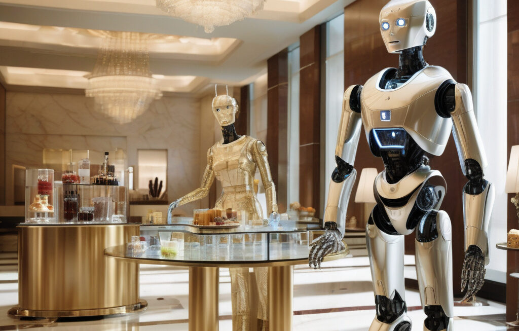 World’s first hotel-grade humanoid robot cleans, stocks, and serves guests
