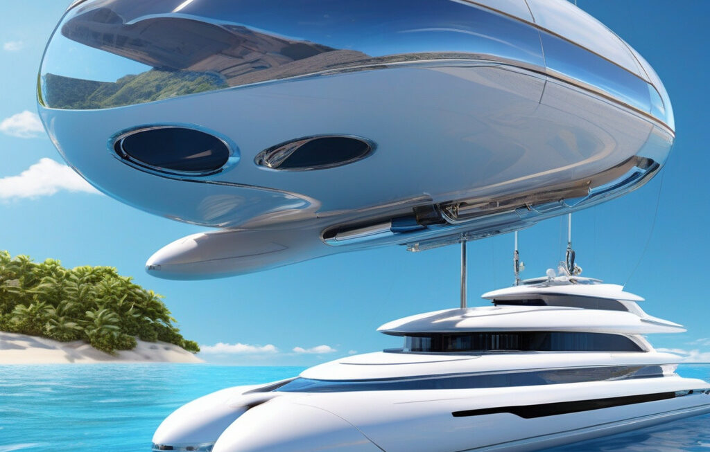 World’s first solar-powered inflatable yacht brings clean luxury at sea