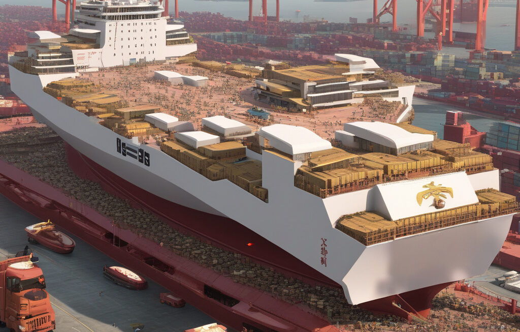 World’s largest car carrier with 21,000-ton capacity, 9,500 vehicle space launched in China