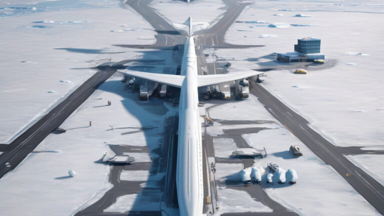 World’s northernmost airport built on Arctic ice now melting amid climate change