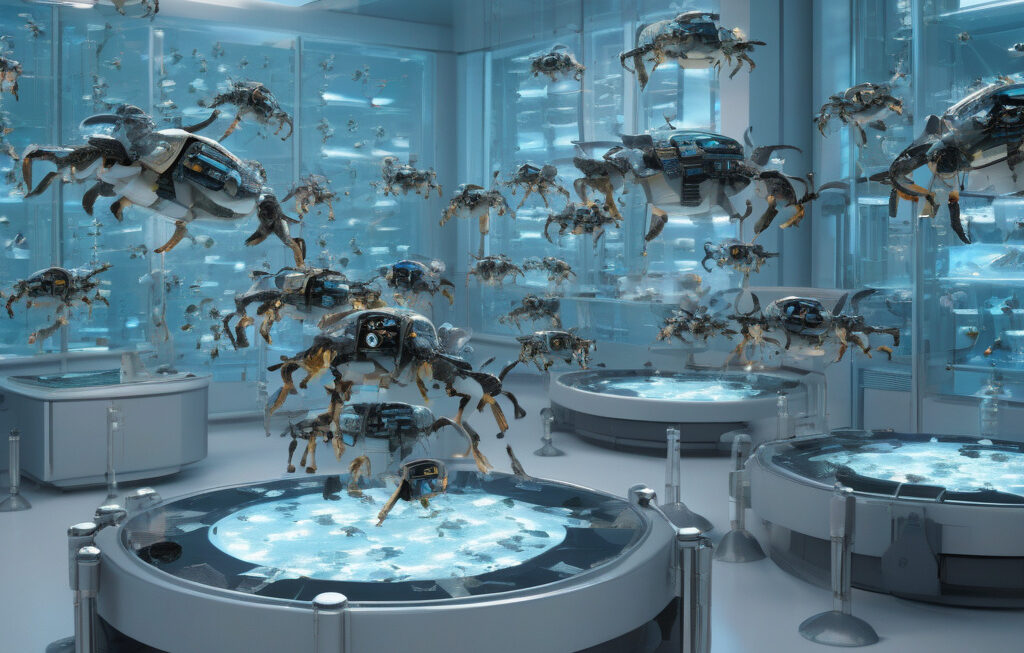 Zebrafish-inspired control system helps robot swarms move in sync without crashing